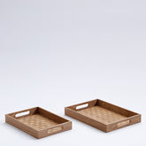 Plateaux décoratifs rectangulaires Hanoï