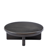 Round decorative pedestal plate Milo