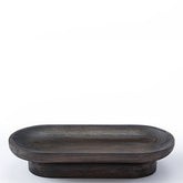Plateau décoratif ovale Ebon