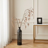 Black Metal Vase Maze 61cm