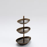 Plateau à étages en métal Elma