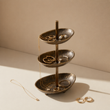 Elma metal tiered tray