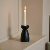 Bougeoir en bois Elya