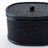 Oval rattan boxes Mila