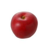 Pomme artificielle rouge foncé en plastique