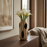 Vase en verre soufflé Dots 38cm