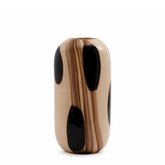 Vaso in vetro soffiato a pois 33 cm