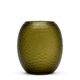 Vaso Gemma in vetro soffiato sfaccettato da 29 cm