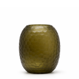 Vaso Gemma in vetro soffiato sfaccettato da 25 cm