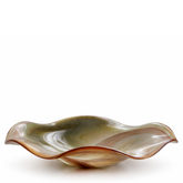 Coupelle décorative en verre soufflé Olivine 41 cm