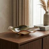 Coupelle décorative en verre soufflé Olivine 41 cm