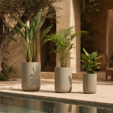 3 Cache-Pots Terra allongés
