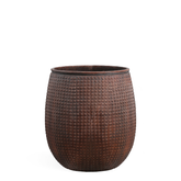 Fioriera Zen con motivo a rombi da 50 cm