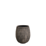 Maceta con diseño de rombos zen de 28 cm