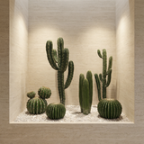 Cactus redondo en maceta 43 cm