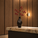 Tige de Baies 50 cm rouge, baies artificielles, photo d'ambiance, Sia Deco