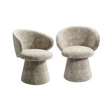 Set of 2 180° Rotating Armchairs Flare