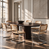 Set di 2 sedie Brent in rattan chiaro