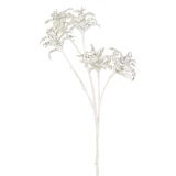 Ramo di foglie di palma azia glitter h50