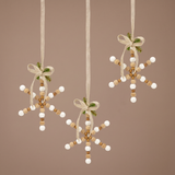 Suspension de Noël Flocon Natura 15 cm Beige