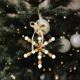 Suspension de Noël Natura Flocon en Bois 15 cm