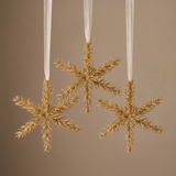 Suspension de Noël Étoile Dorée Doré