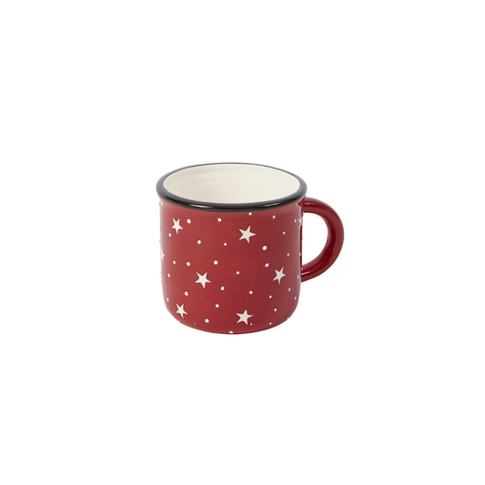 Tasse en céramique Holly de Noël