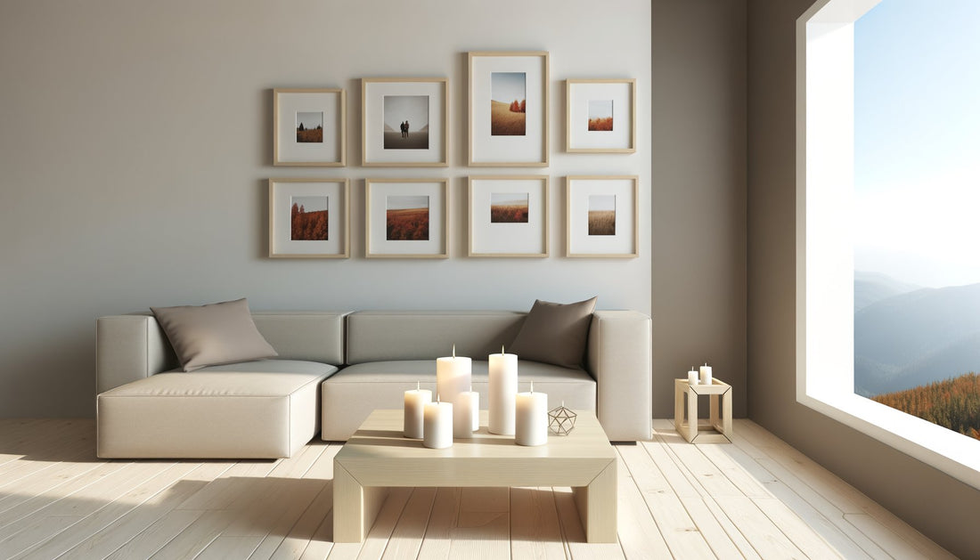 Comment sublimer sa décoration automnale avec des cadres-photos et bougies non parfumées ?