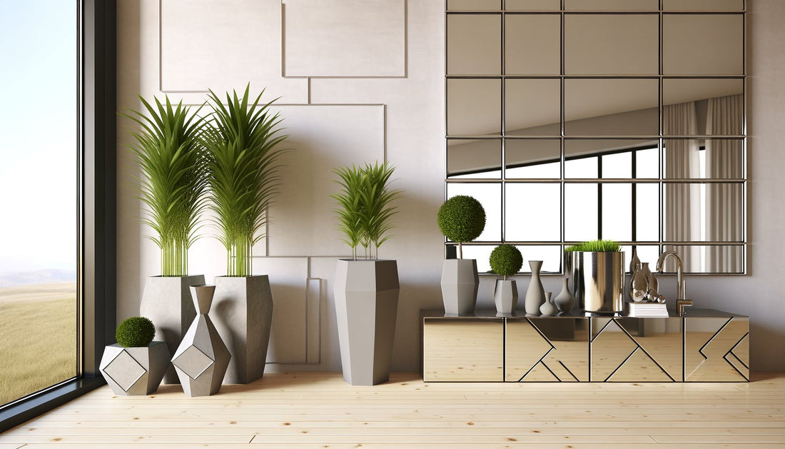 Comment transformer son intérieur avec des cache-pots et des miroirs élégants