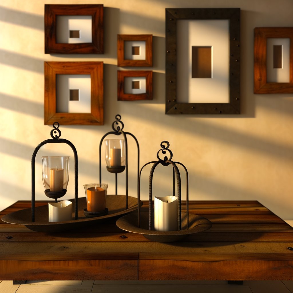 Fascination Intérieure : Des Bougeoirs et Cadres-Photos pour une Maison Captivante et Cosy