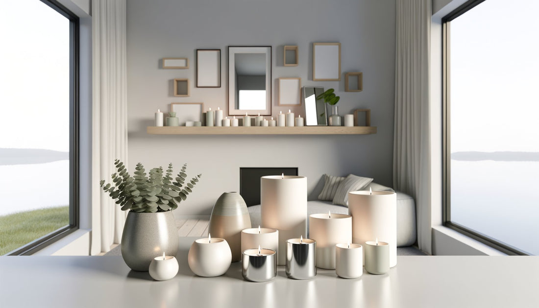 Idées originales pour intégrer des bougies non parfumées dans sa décoration moderne