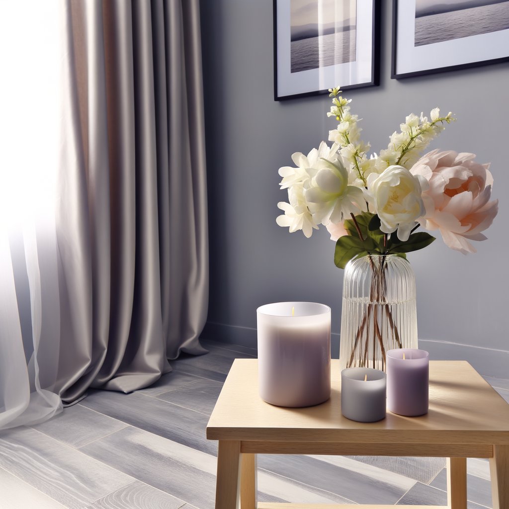Magie des Senteurs et Éclat Floral: Bougies Aromatiques et Décorations Uniques pour un Intérieur Harmonieux