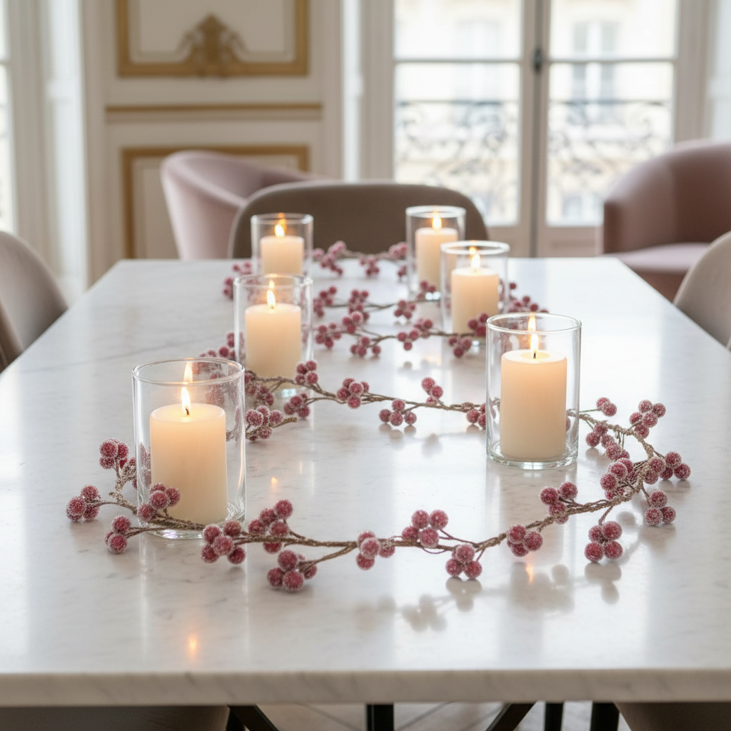 Guirlande de Baies Givrée