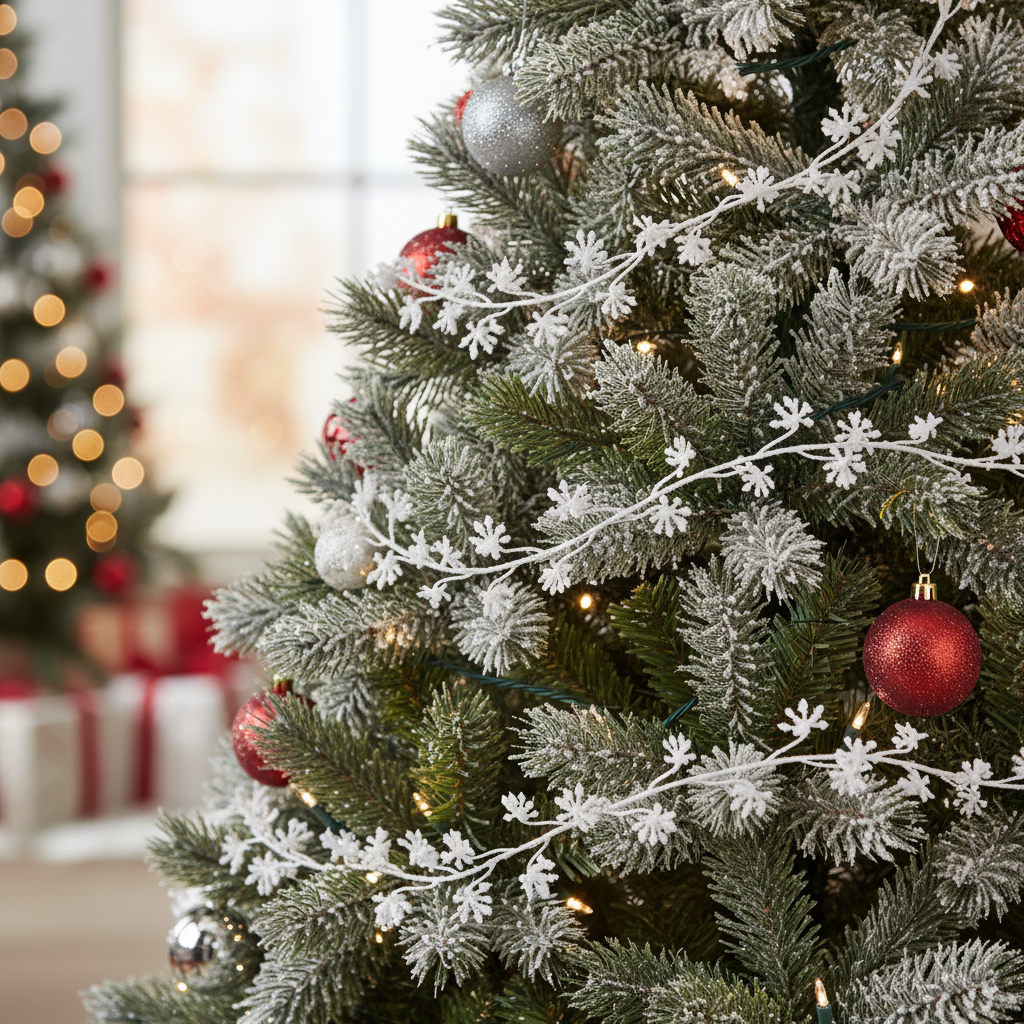 Ghirlanda di semi di neve H180