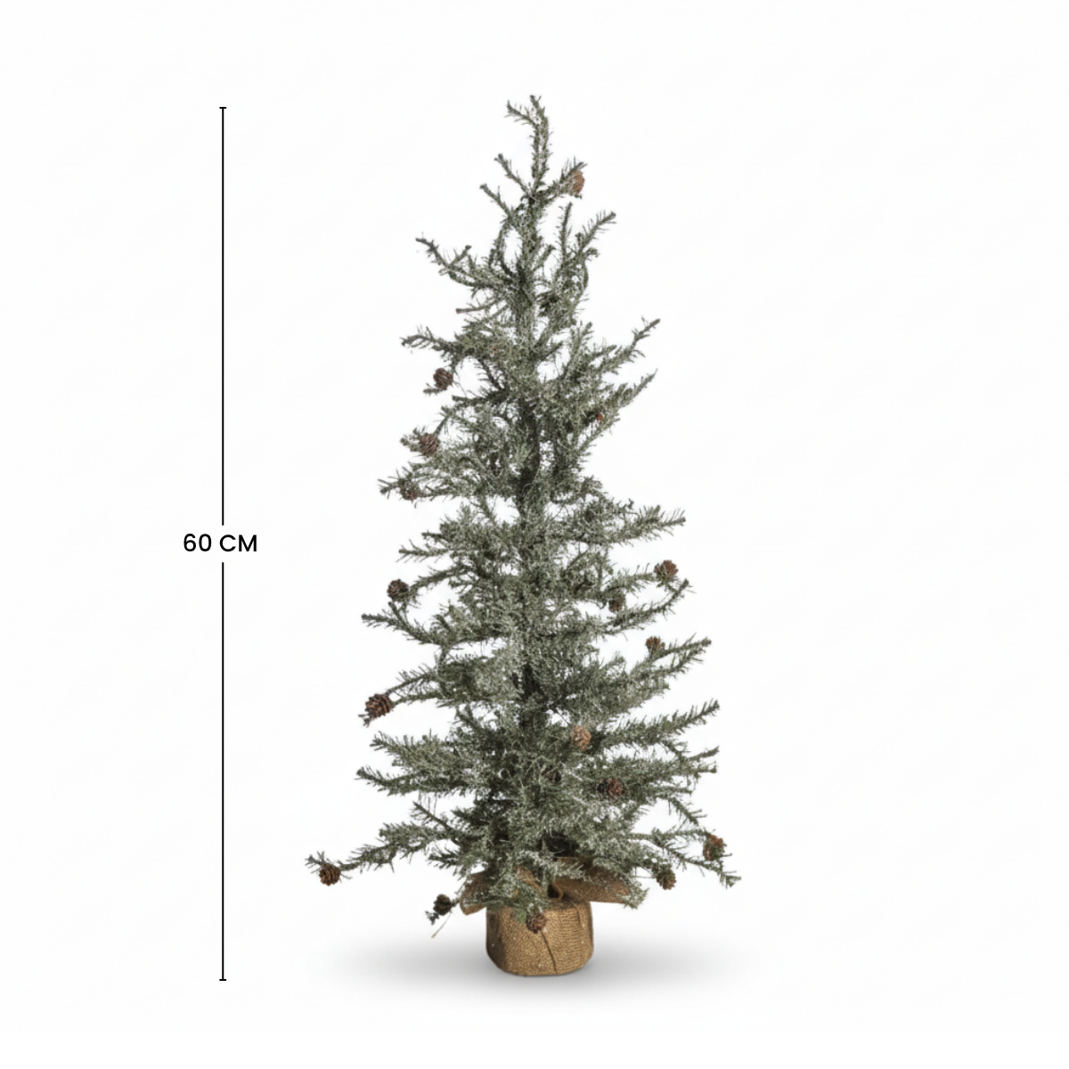 Árbol de navidad con piñas Jonas h90