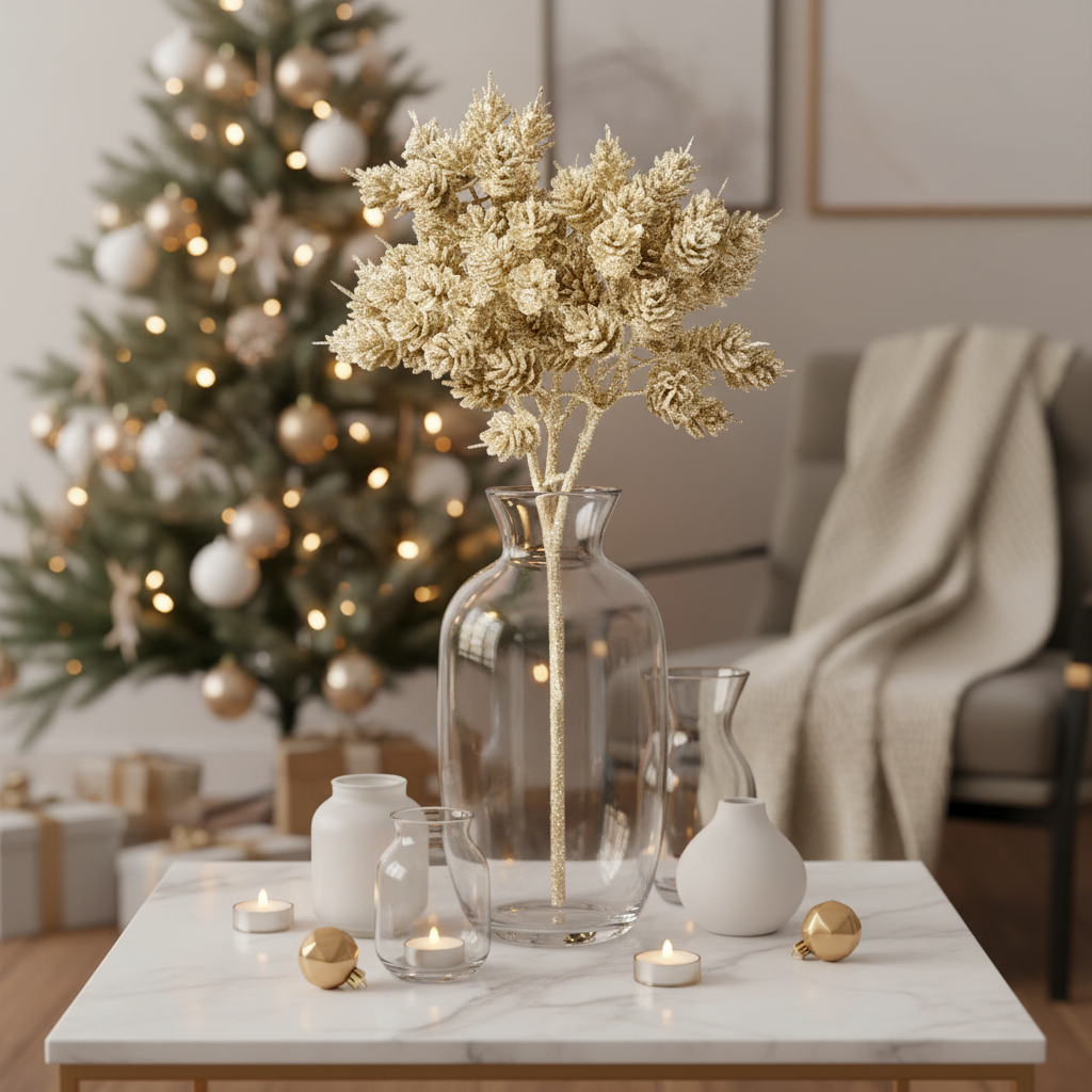 Rama piña lentejuelas eva h38