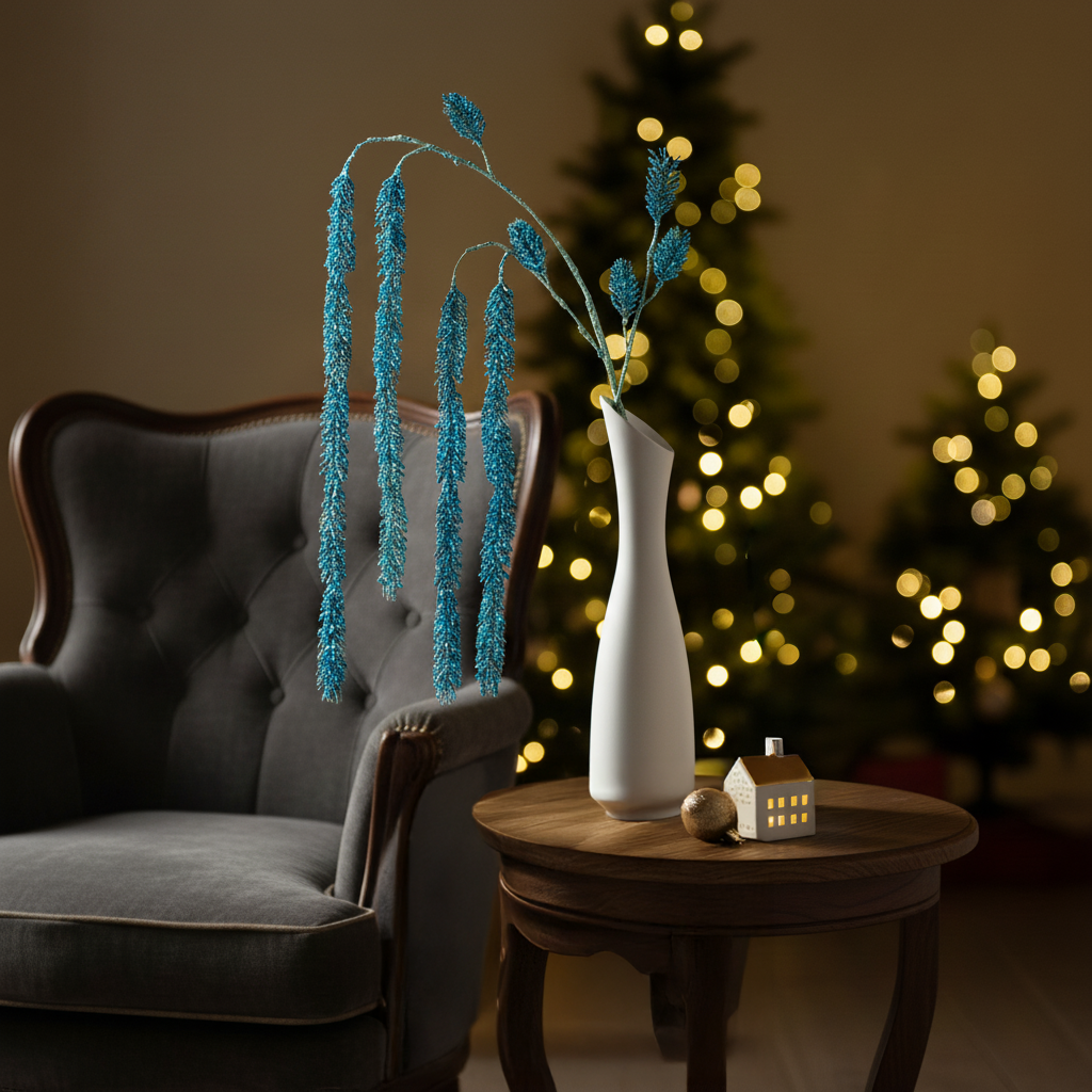 Branche de Pin Pailletée Izia Noël