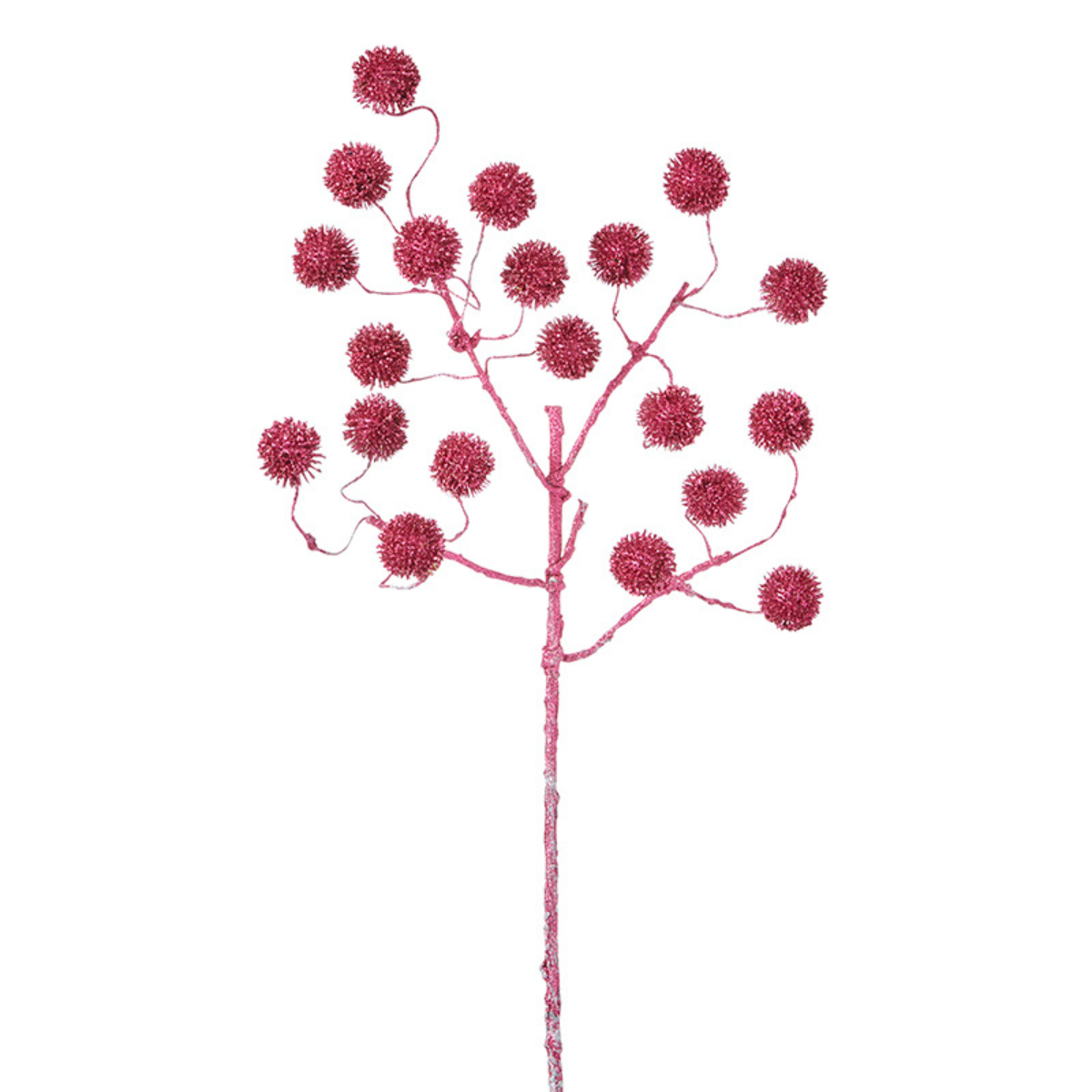 Ramo di pompon con paillettes izia h50