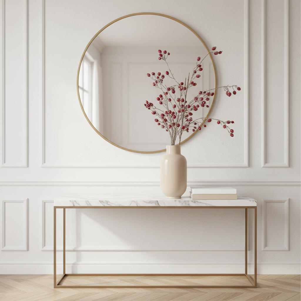 Branche Églantier Givrée Noël