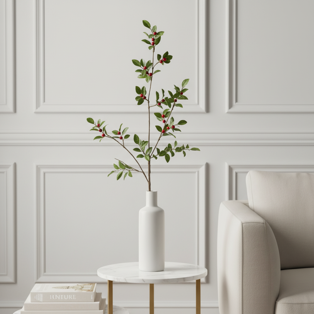 Branche de Baies avec Feuilles
