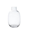 Vase transparent Arrondi avec col étroit