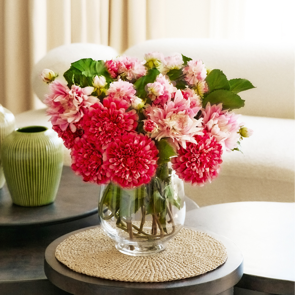 Vase transparent Bulbe