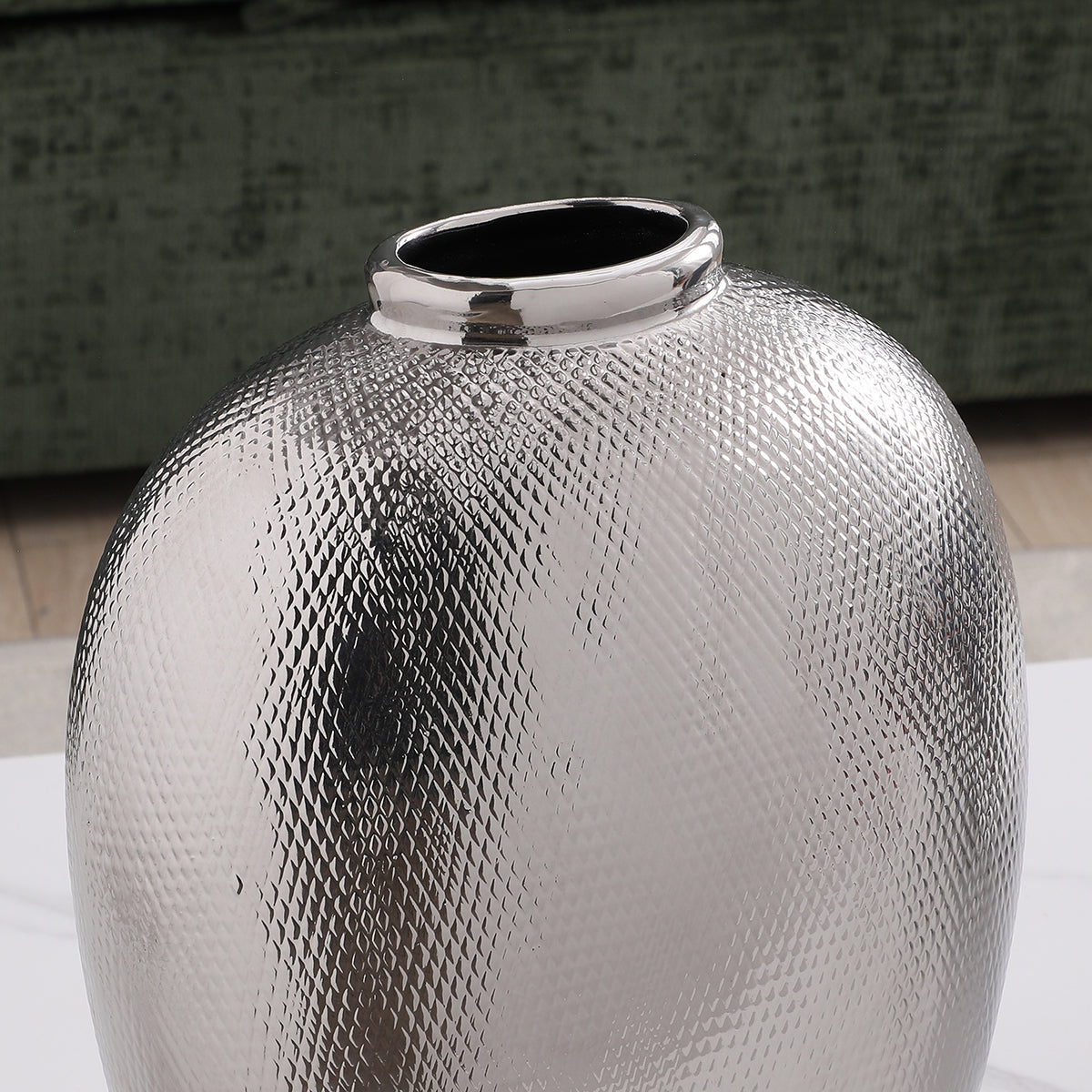 Vase Silver Moyen Format