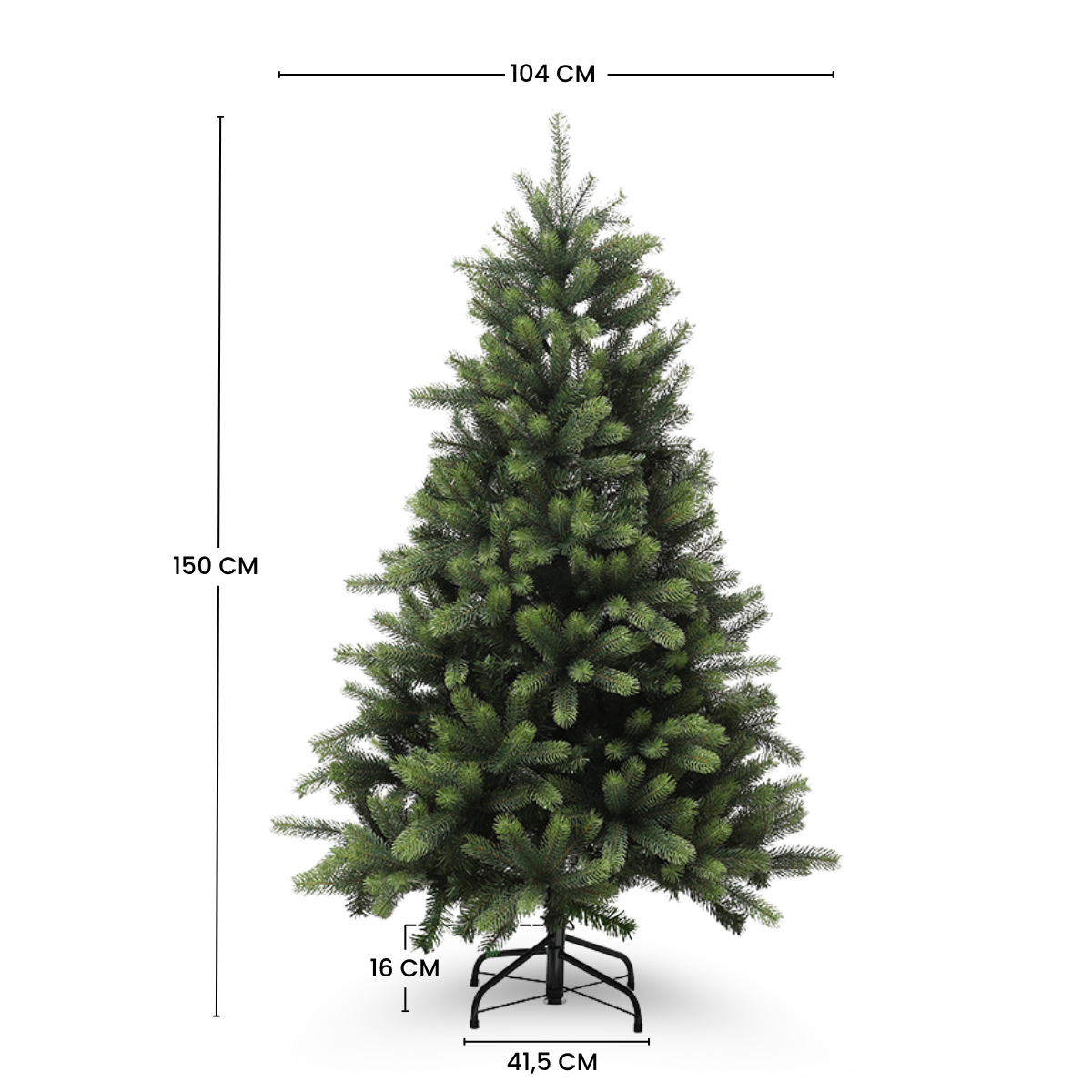 Árbol de Navidad Sam 150cm