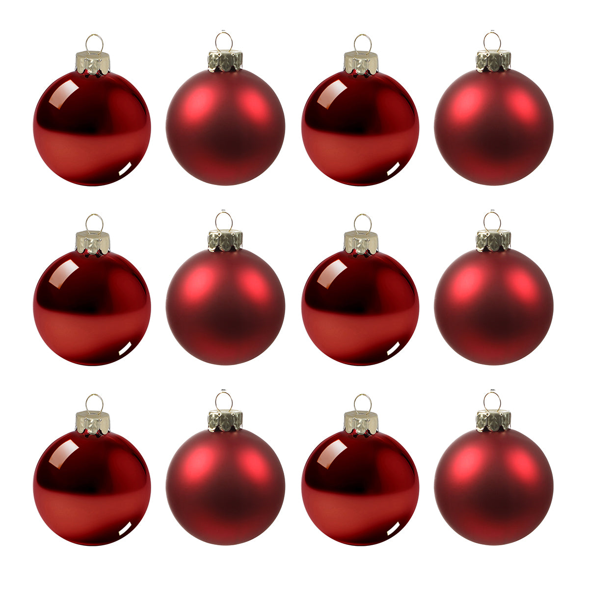 Box of 12 Christmas balls