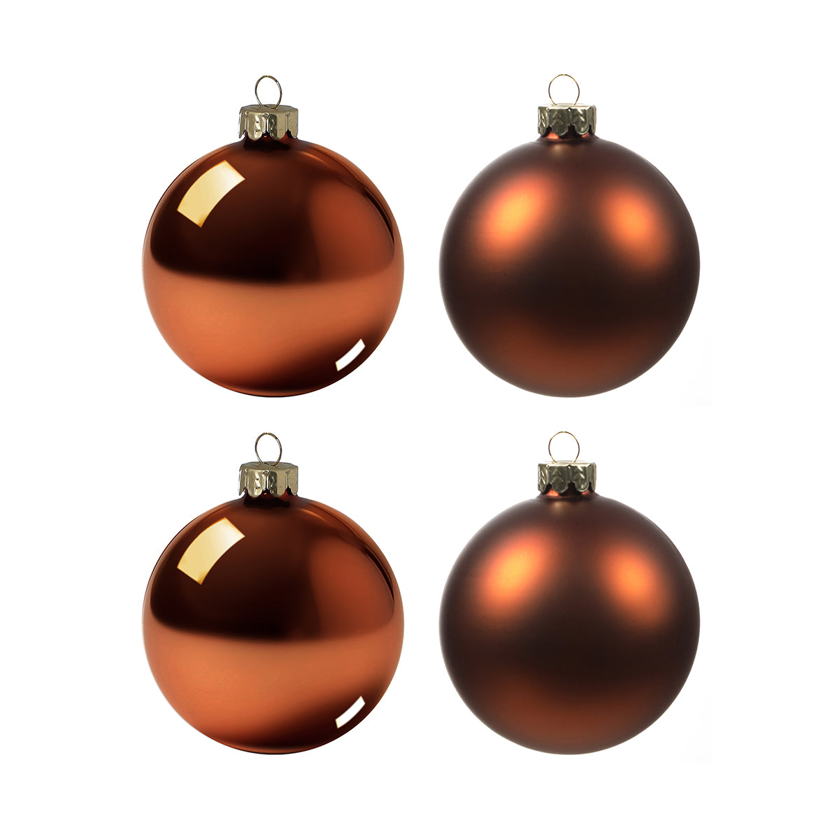 Box of 4 Christmas balls