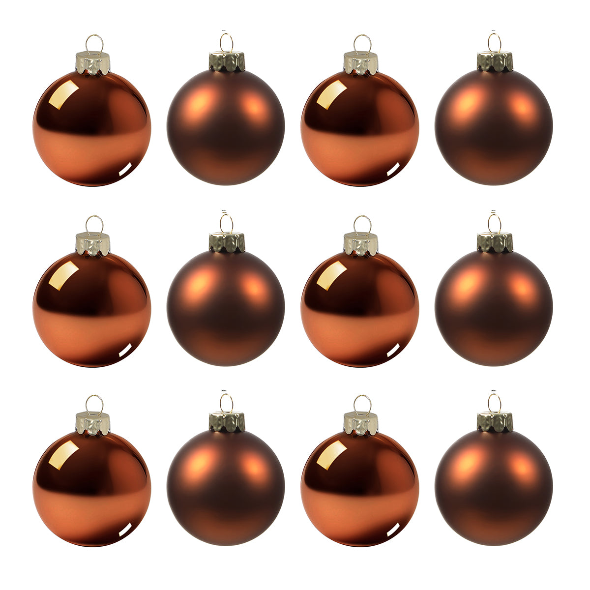 Box of 12 Christmas balls