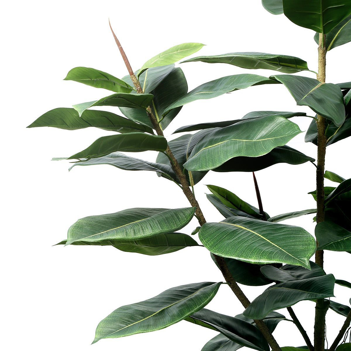 Albero Di Gomma Artificiale 1,4 M – Pianta Finta Realistica Per Interni, Decorazione Per Ufficio, Soggiorno, Veranda