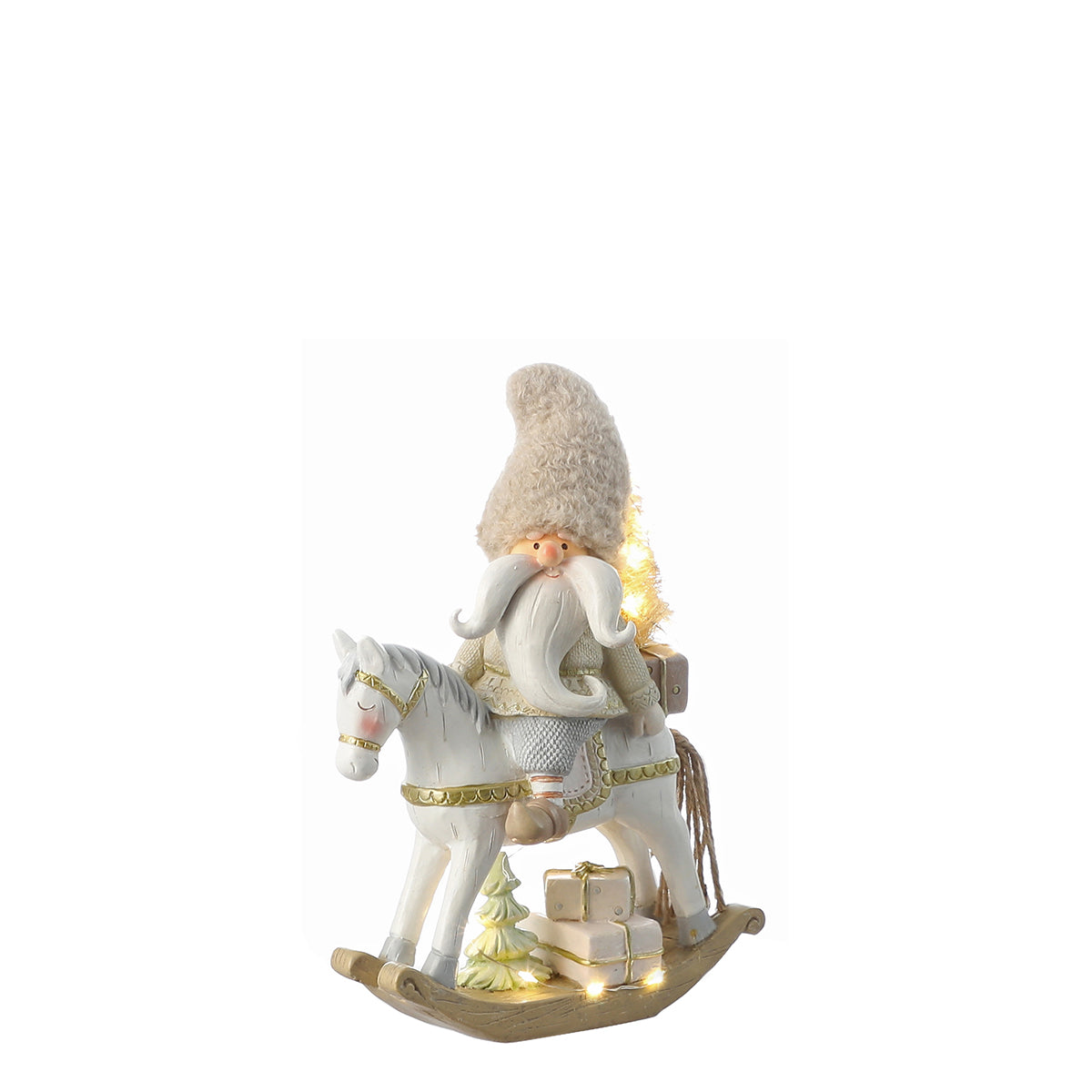 Figura de Papá Noel con LED