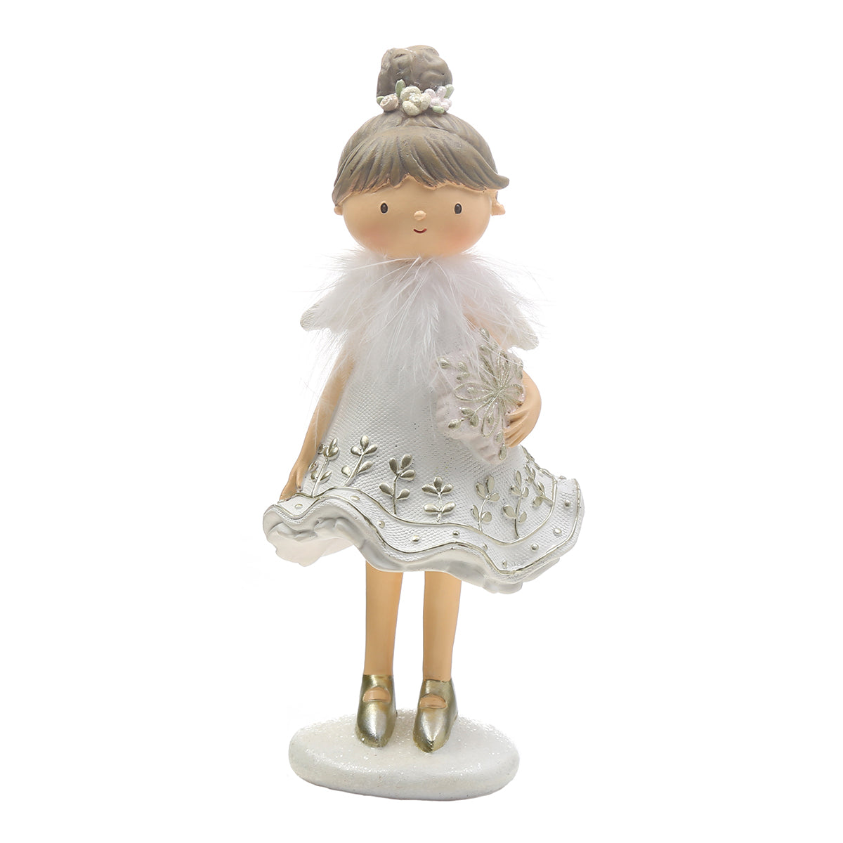 Figurine de Noël Fillette avec étoile Angel